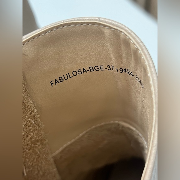 Azura FABULOSA Boots Beige size 7 - Picture 8 of 12